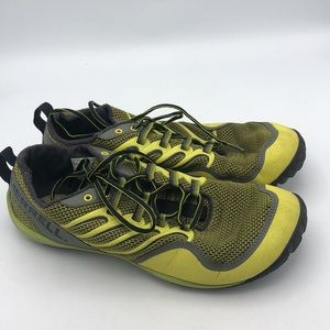 Merrell Trail Glove Mesh Hiking Shoes Barefoot Yellow Men’s Size 9.5